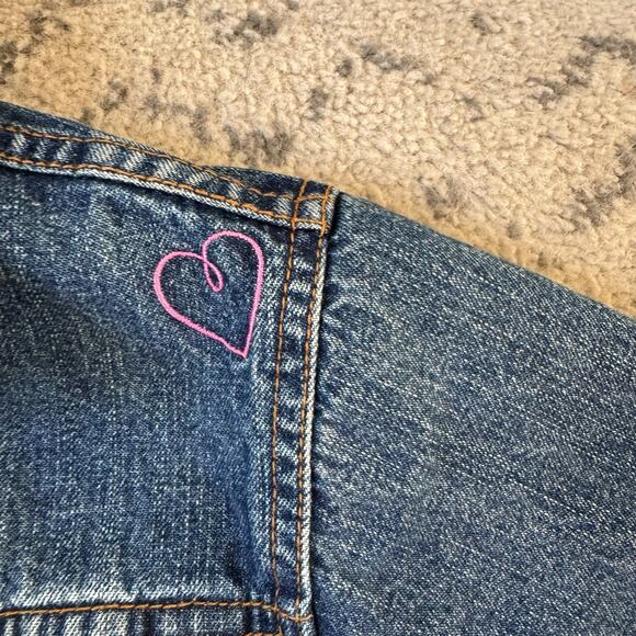 Vtg 1990s Disney Princesses Denim Jacket Size Large - Picture 6 of 10